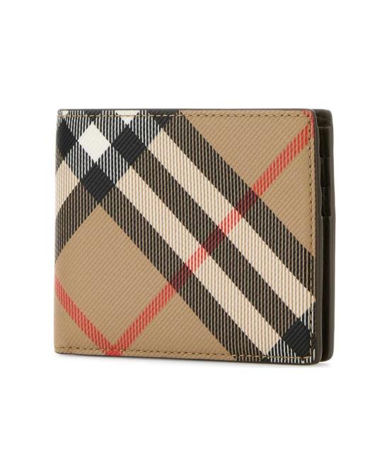26FW 버버리 체크 슬림 반지갑 8095693A2021 BEIGE - BURBERRY