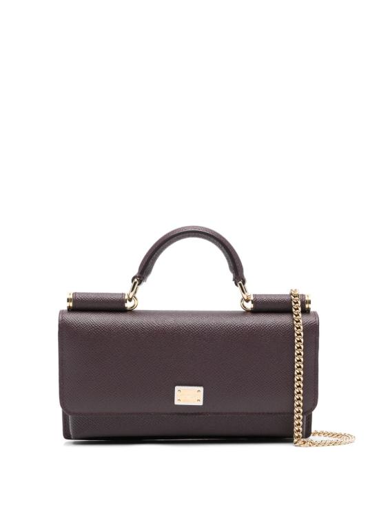 26FW 돌체앤가바나 Dauphine-print calfskin 미니백 BI3280A10018M073 ROSSO