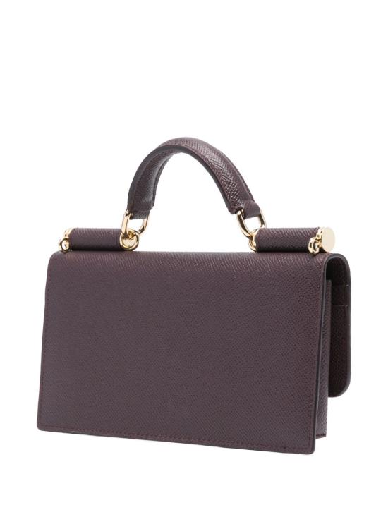 26FW 돌체앤가바나 Dauphine-print calfskin 미니백 BI3280A10018M073 ROSSO - DOLCE & GABBANA