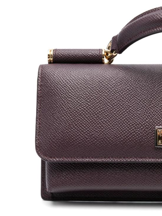 26FW 돌체앤가바나 Dauphine-print calfskin 미니백 BI3280A10018M073 ROSSO - DOLCE & GABBANA