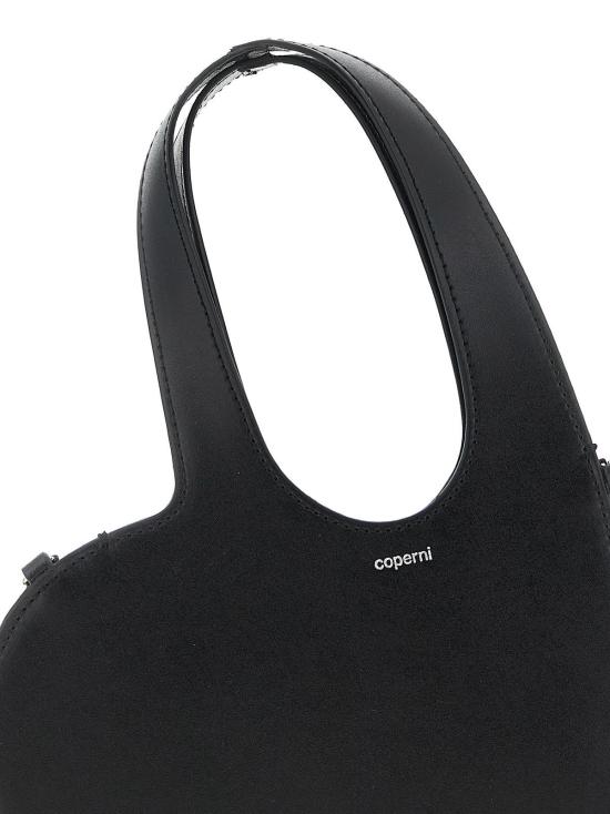  코페르니 숄더백 미니 하트 핸드백 블랙 - COPERNI
