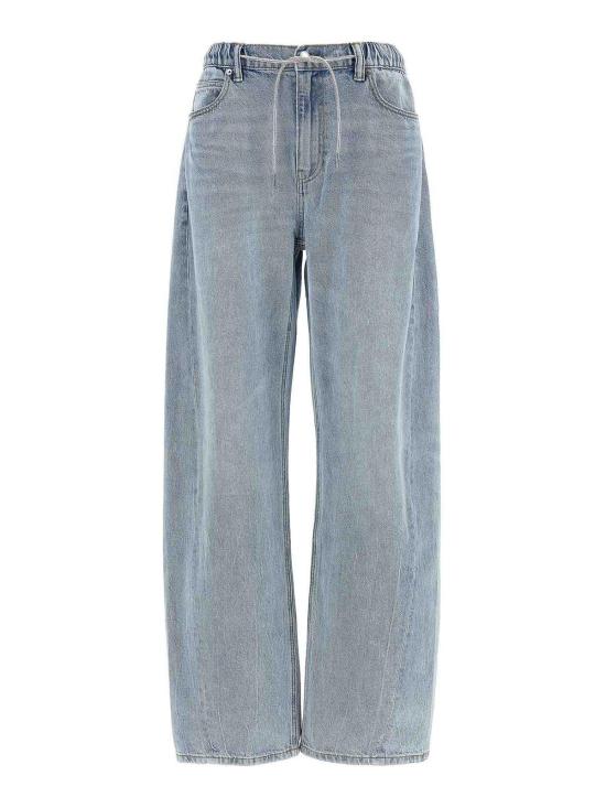 26FW 알렉산더 왕 스트레이트 팬츠 4DC3264165494 Light Blue