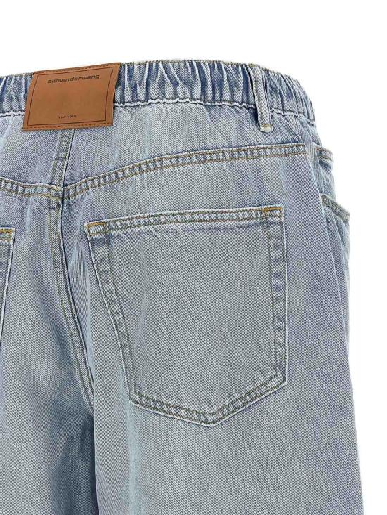 26FW 알렉산더 왕 스트레이트 팬츠 4DC3264165494 Light Blue - ALEXANDER WANG