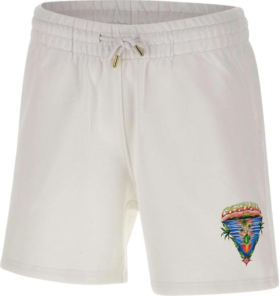 26SS 카사블랑카 숏팬츠 MSP26JTR00308 WHITE