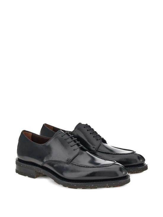  살바토레 페라가모 드레스 슈즈 페라가모 가죽 더비 슈즈 블랙 - SALVATORE FERRAGAMO