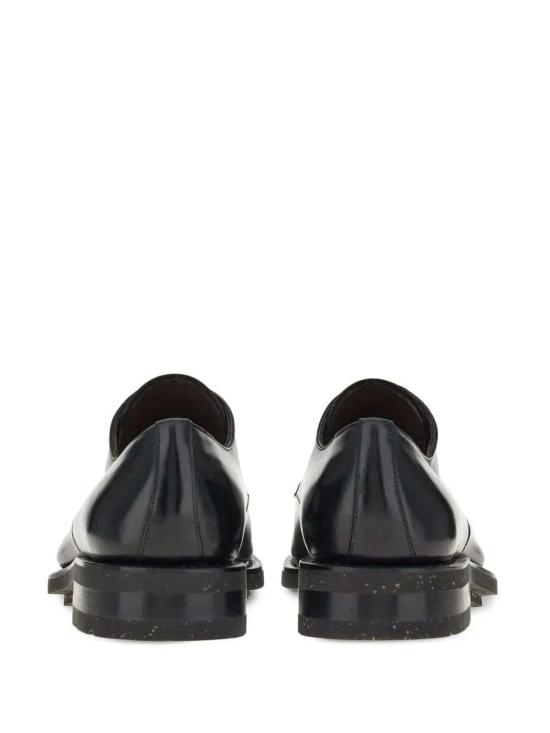  살바토레 페라가모 드레스 슈즈 페라가모 가죽 더비 슈즈 블랙 - SALVATORE FERRAGAMO