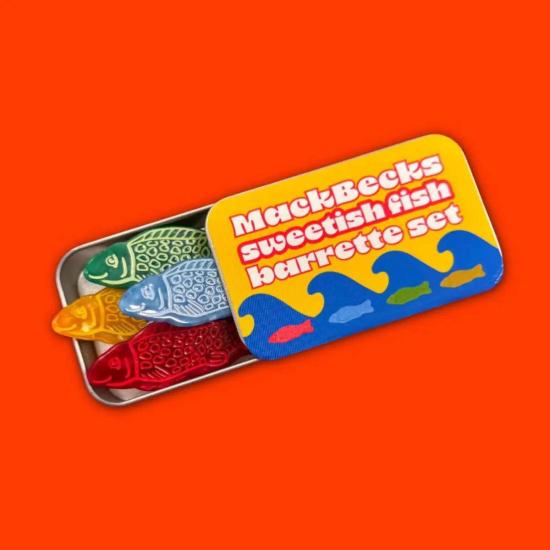  Mackbecks 헤어 액세서리 맥벡스 스위티쉬 피쉬 키즈 헤어핀 세트