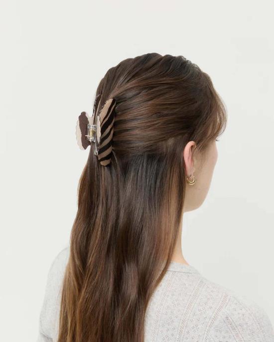  로플러랜달 헤어 액세서리 로플러 랜달 유리 스캘럽드 헤어 클로 - LOEFFLER RANDALL