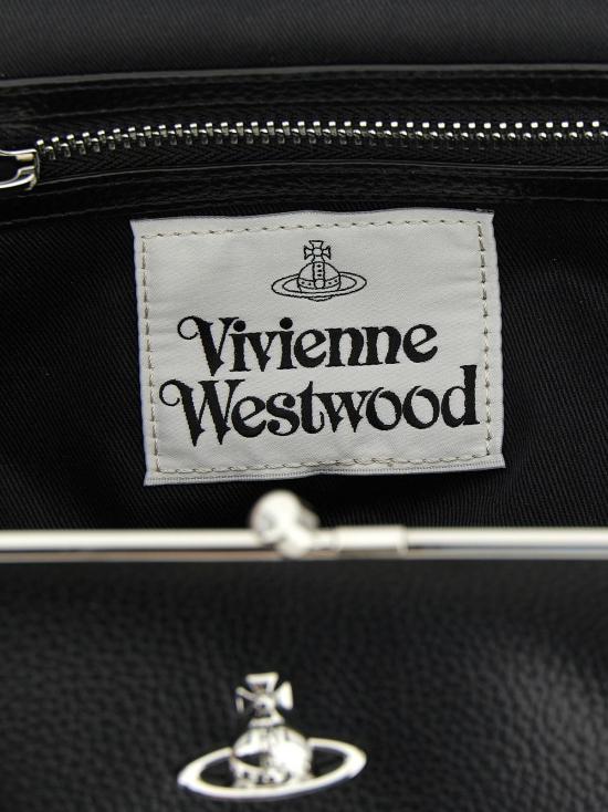  비비안웨스트우드 토트백 비비안 웨스트우드 그래니 프레임 핸드백 블랙 - VIVIENNE WESTWOOD