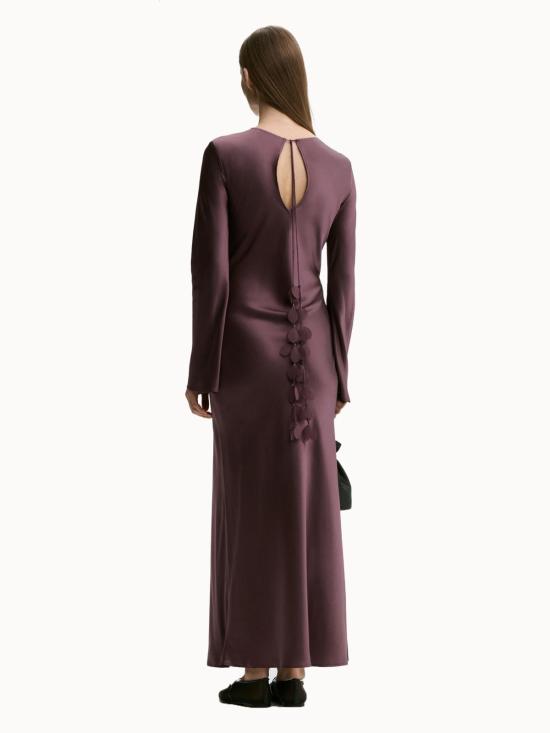  바이말렌비거 롱 원피스 By Malene Birger Parisa 실크 맥시 드레스 Aubergine - BY MALENE BIRGER