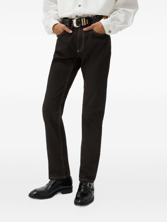 26FW 베르사체 스트레이트 팬츠 10243631A18626 1D040 Black - VERSACE