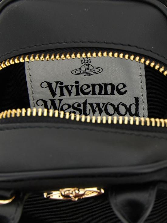  비비안웨스트우드 토트백 비비안 웨스트우드 야스민 미니 핸드백 블랙 - VIVIENNE WESTWOOD