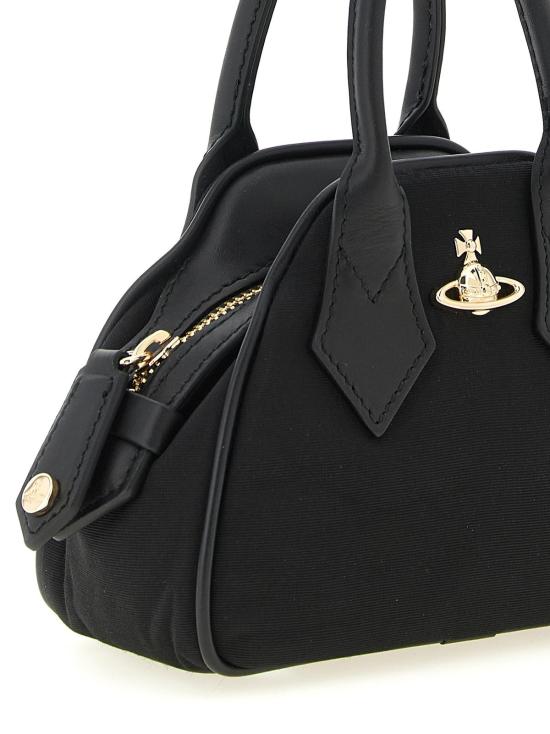  비비안웨스트우드 토트백 비비안 웨스트우드 야스민 미니 핸드백 블랙 - VIVIENNE WESTWOOD