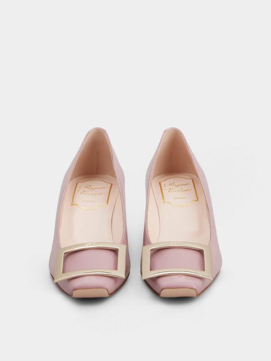 26FW 로저비비에 트럼펫 메탈 버클 펌프스 RVW44815280D1PM424 Pink - ROGER VIVIER