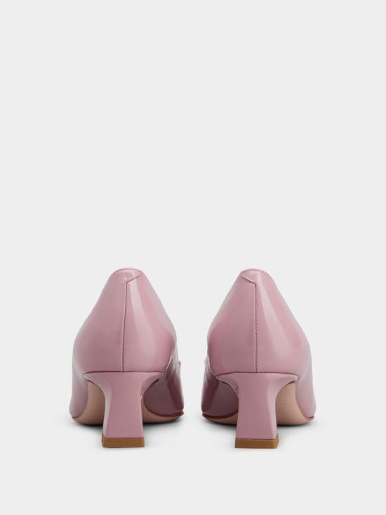 26FW 로저비비에 트럼펫 메탈 버클 펌프스 RVW44815280D1PM424 Pink - ROGER VIVIER