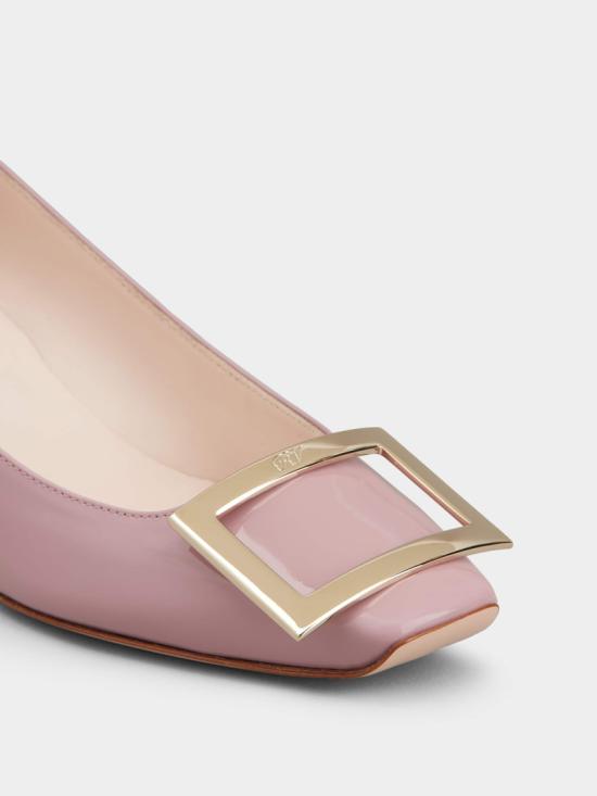 26FW 로저비비에 트럼펫 메탈 버클 펌프스 RVW44815280D1PM424 Pink - ROGER VIVIER
