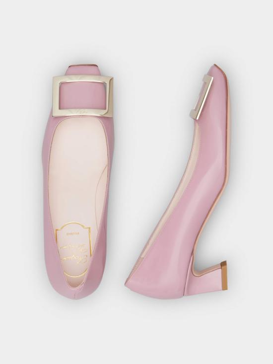 26FW 로저비비에 트럼펫 메탈 버클 펌프스 RVW44815280D1PM424 Pink - ROGER VIVIER