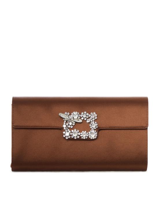 26FW 로저비비에 클러치/파우치 RBWAMFD0209RS0S801 Brown - ROGER VIVIER