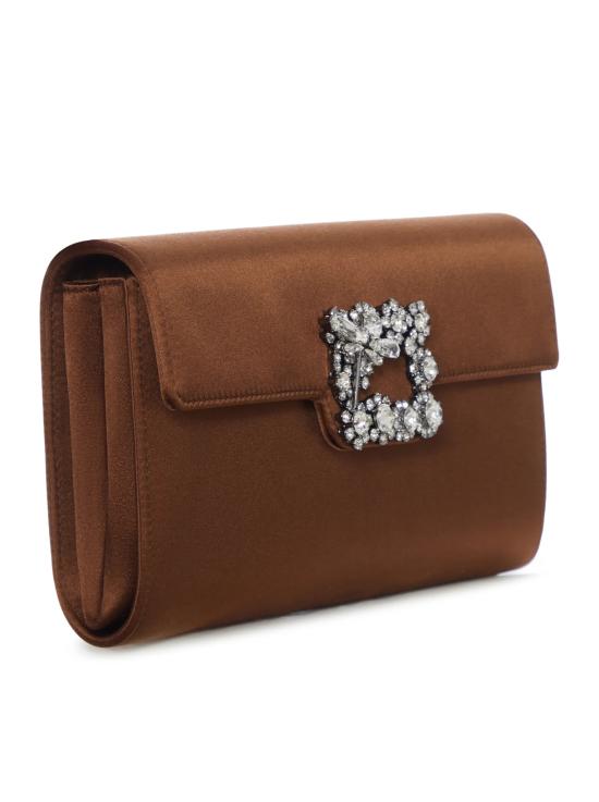 26FW 로저비비에 클러치/파우치 RBWAMFD0209RS0S801 Brown - ROGER VIVIER