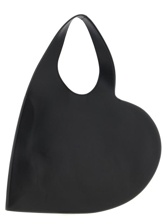  코페르니 토트백 더블 하트 숄더백 블랙 - COPERNI