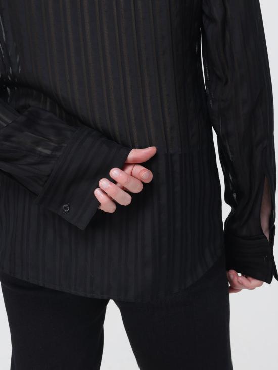 26FW 구찌 긴팔 셔츠 865801ZAU2C 1000 Black - GUCCI