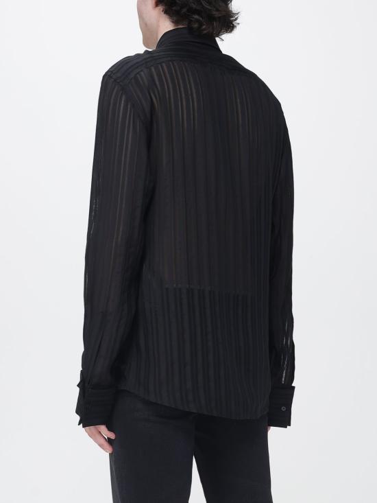 26FW 구찌 긴팔 셔츠 865801ZAU2C 1000 Black - GUCCI