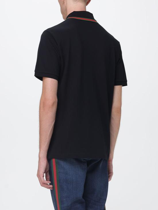 26FW 구찌 폴로 티셔츠 872468XJHX5 1000 Black - GUCCI