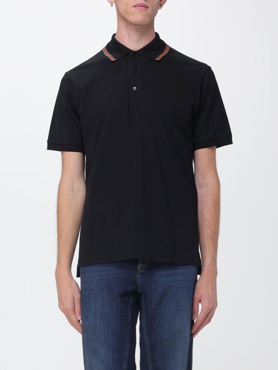 26FW 구찌 폴로 티셔츠 872468XJHX5 1000 Black