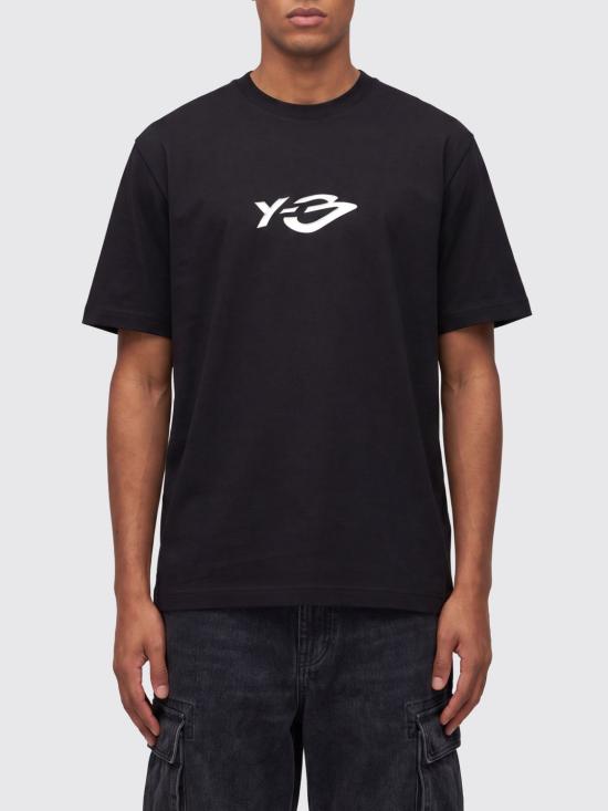26FW 와이쓰리 반팔 티셔츠 KQ8579 Black