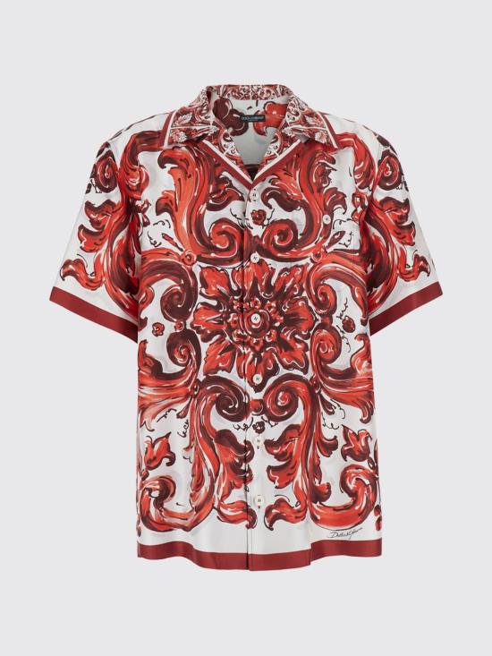 26FW 돌체앤가바나 반팔 셔츠 G5JH9THI133 ID5DQ Ruby - DOLCE & GABBANA