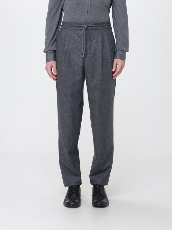 26FW 브루넬로 쿠치넬리 스트레이트 팬츠 M038PE1710 C004 Grey 1