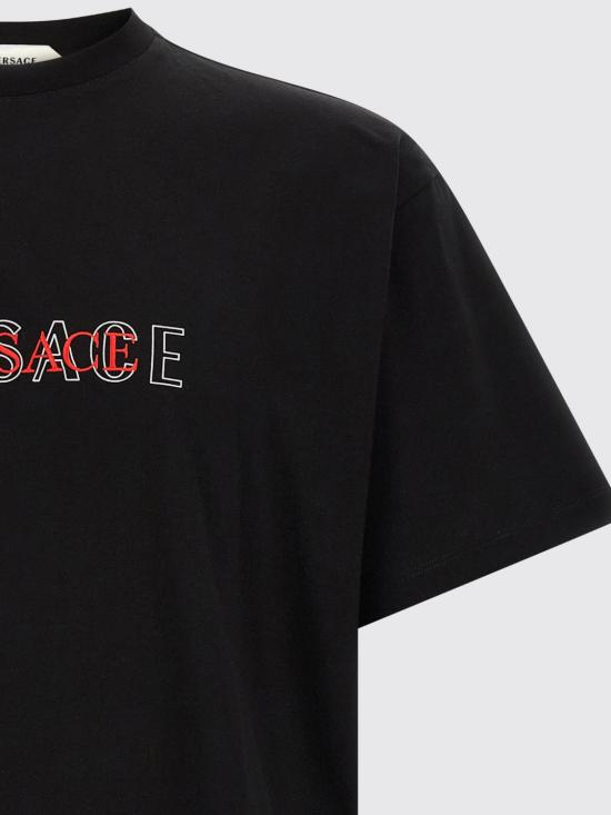 26FW 베르사체 반팔 티셔츠 10259461A18391 1B000 Black - VERSACE