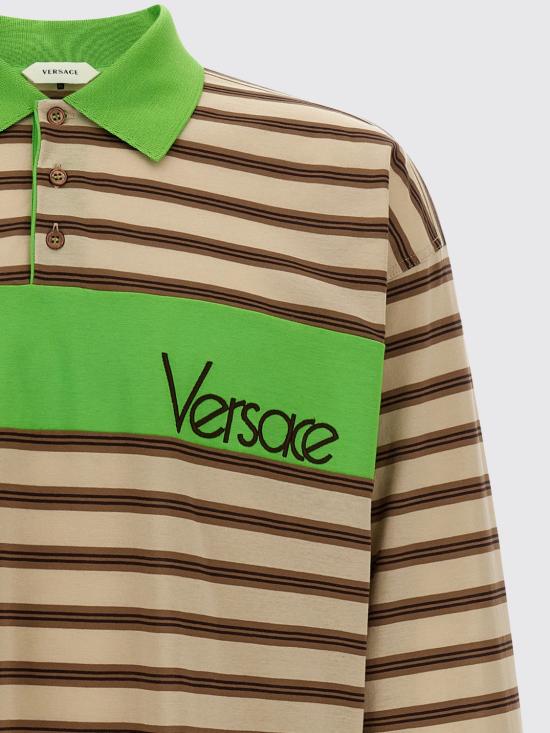 26FW 베르사체 폴로 티셔츠 10255121A18439 6K980 Multicolor - VERSACE