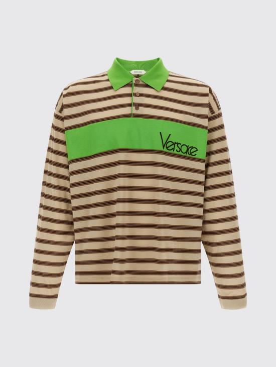 26FW 베르사체 폴로 티셔츠 10255121A18439 6K980 Multicolor - VERSACE