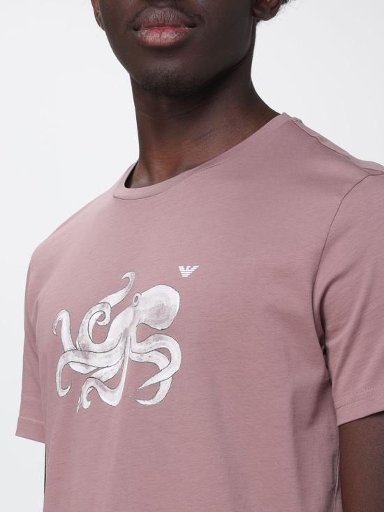 26SS 엠포리오 아르마니 반팔 티셔츠 EM000574AF20447 FA039 Lilac - EMPORIO ARMANI