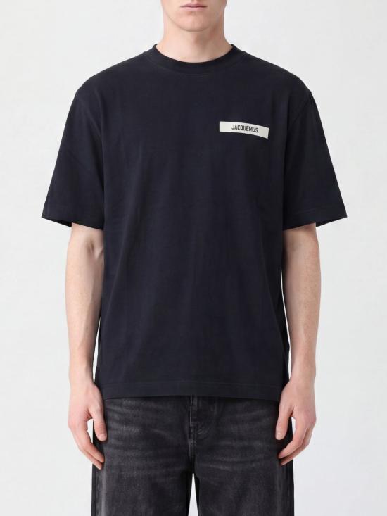 26FW 자크뮈스 그로그랭 로고 티셔츠 TSM00133AJ00226 990 Black
