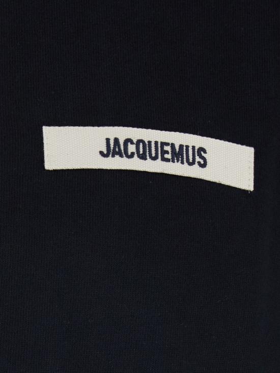 26FW 자크뮈스 그로그랭 로고 티셔츠 TSM00133AJ00226 990 Black - JACQUEMUS