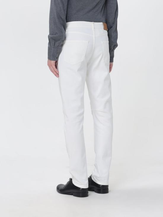 26SS 브루넬로 쿠치넬리 데님 팬츠 M277PX1290 C7210 White - BRUNELLO CUCINELLI