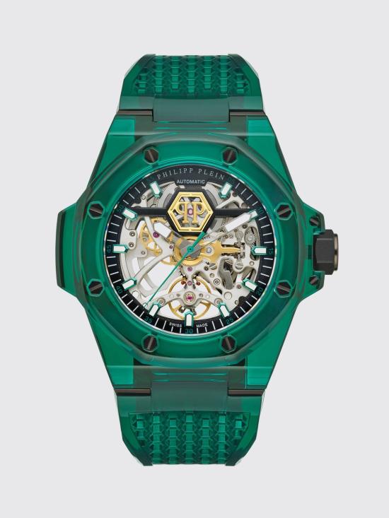 26FW 필립 플레인 손목시계 AAEAMWS0318PXV100N 05 Green