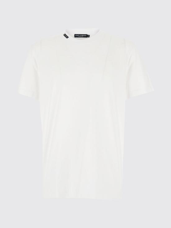 26FW 돌체앤가바나 반팔 티셔츠 G8TW5TFU7EQ W0800 White - DOLCE & GABBANA