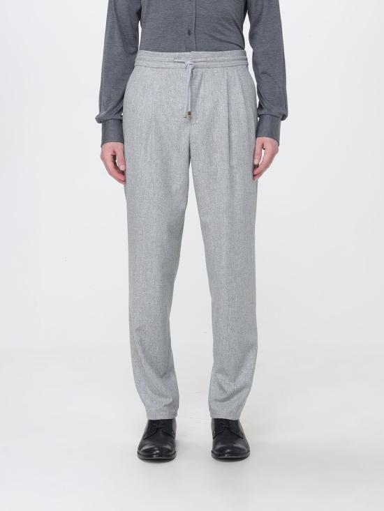 26FW 브루넬로 쿠치넬리 스트레이트 팬츠 M038PE1710 C511 Grey