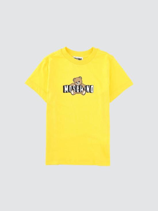 26SS [키즈] 모스키노 티셔츠 HZM058LAA03 50577 Yellow