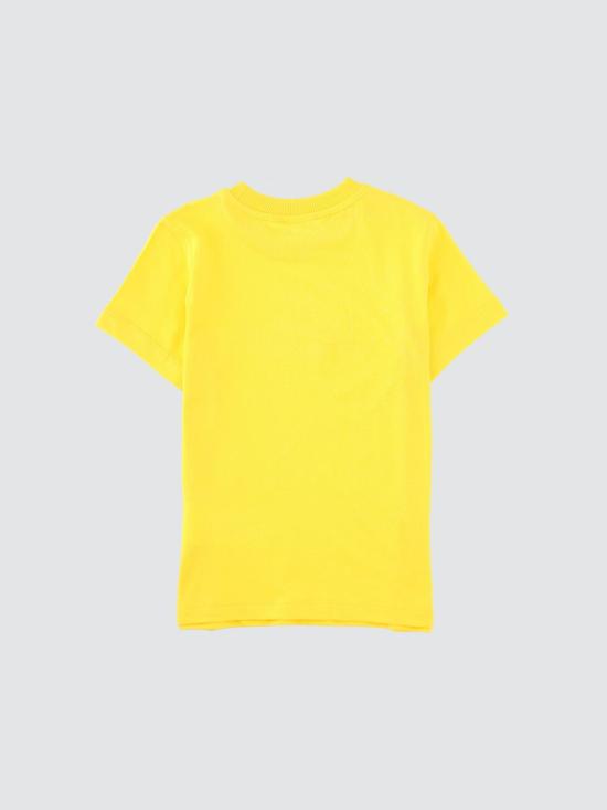 26SS [키즈] 모스키노 티셔츠 HZM058LAA03 50577 Yellow - MOSCHINO