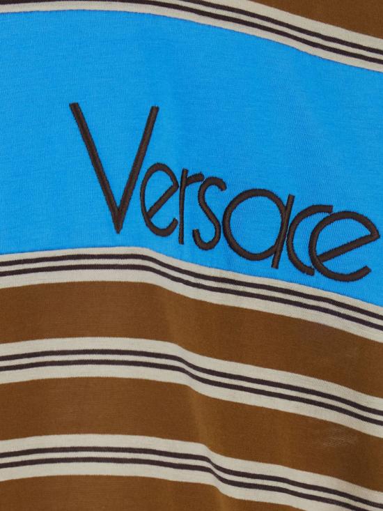 26FW 베르사체 반팔 티셔츠 10255111A18439 6N630 Hazel - VERSACE