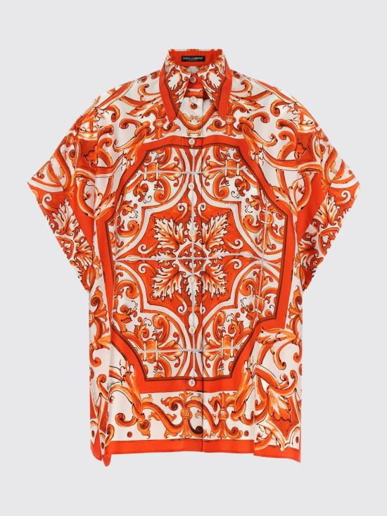 26FW 돌체앤가바나 셔츠 F5T52TGDDRE S9000 Orange - DOLCE & GABBANA