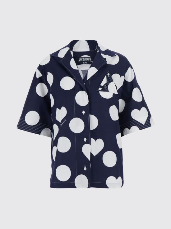 26FW 자크뮈스 셔츠 SHW00567AW00841 3HD Navy - JACQUEMUS