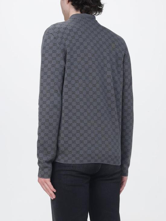 26FW 구찌 긴팔 셔츠 A0027KXKFMB 1044 Grey - GUCCI