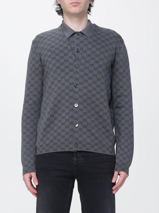 26FW 구찌 긴팔 셔츠 A0027KXKFMB 1044 Grey