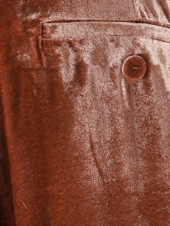26FW 라 더블제이 스트레이트 팬츠 TRO0015VEL019SOLID PI10 Brown - LA DOUBLEJ