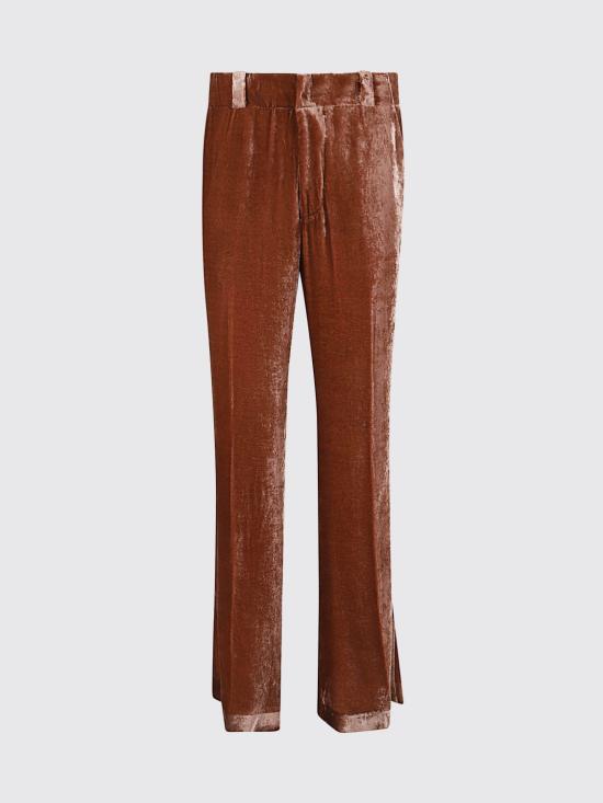 26FW 라 더블제이 스트레이트 팬츠 TRO0015VEL019SOLID PI10 Brown - LA DOUBLEJ